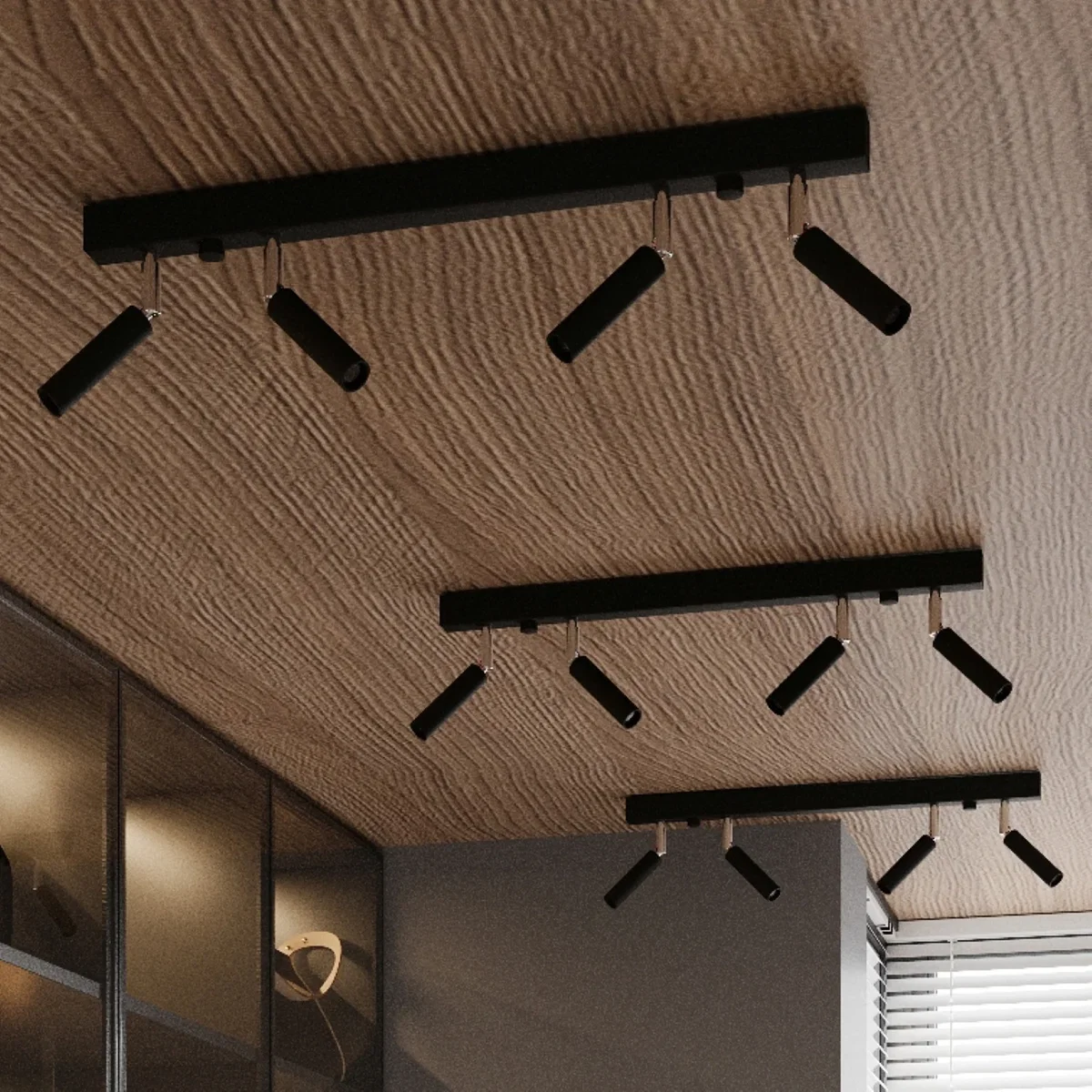 Ceiling lamp EYETECH 3 black - black – image 5
