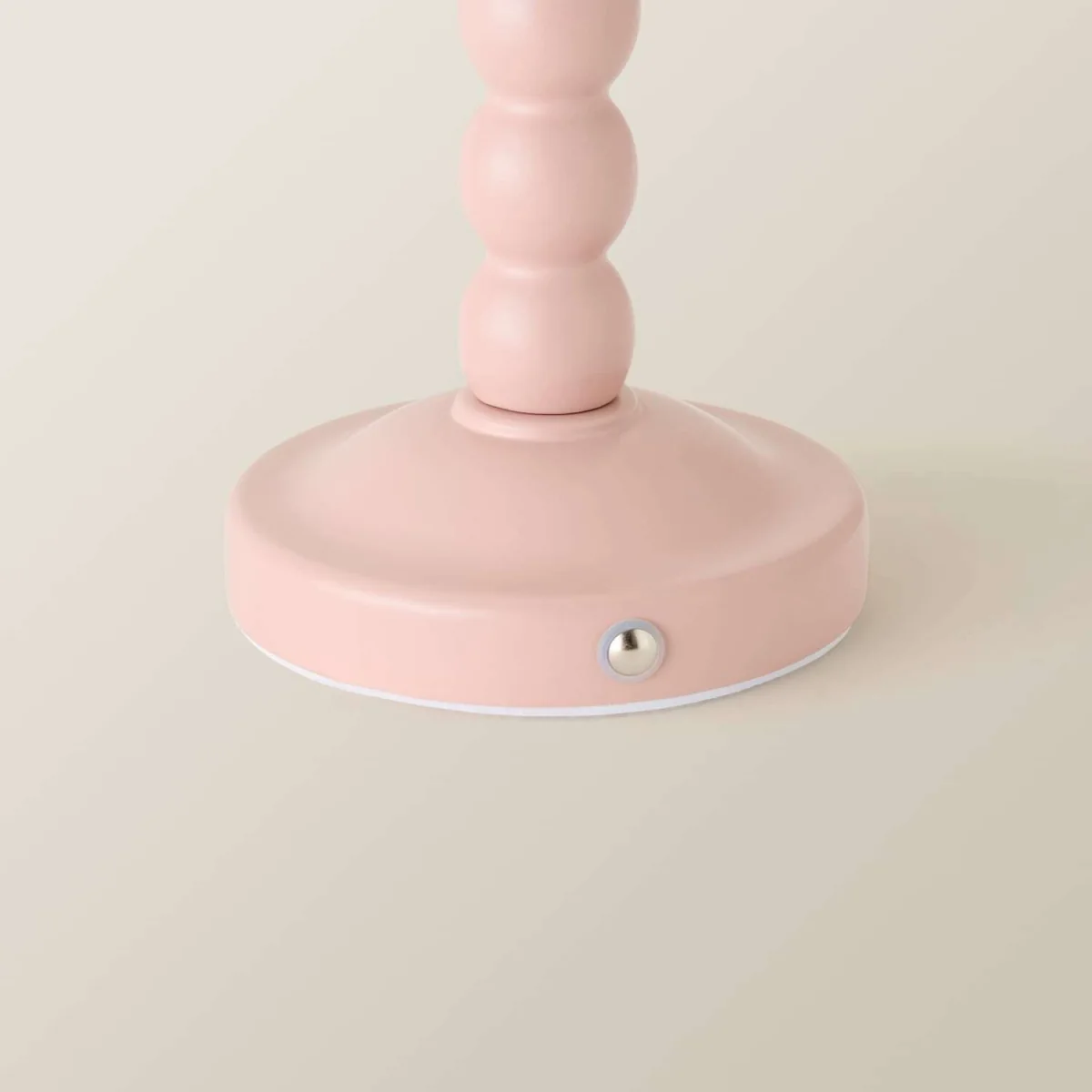 Bobble Pink Rechargeable Table Lamp Blue Shade - Pink – image 2