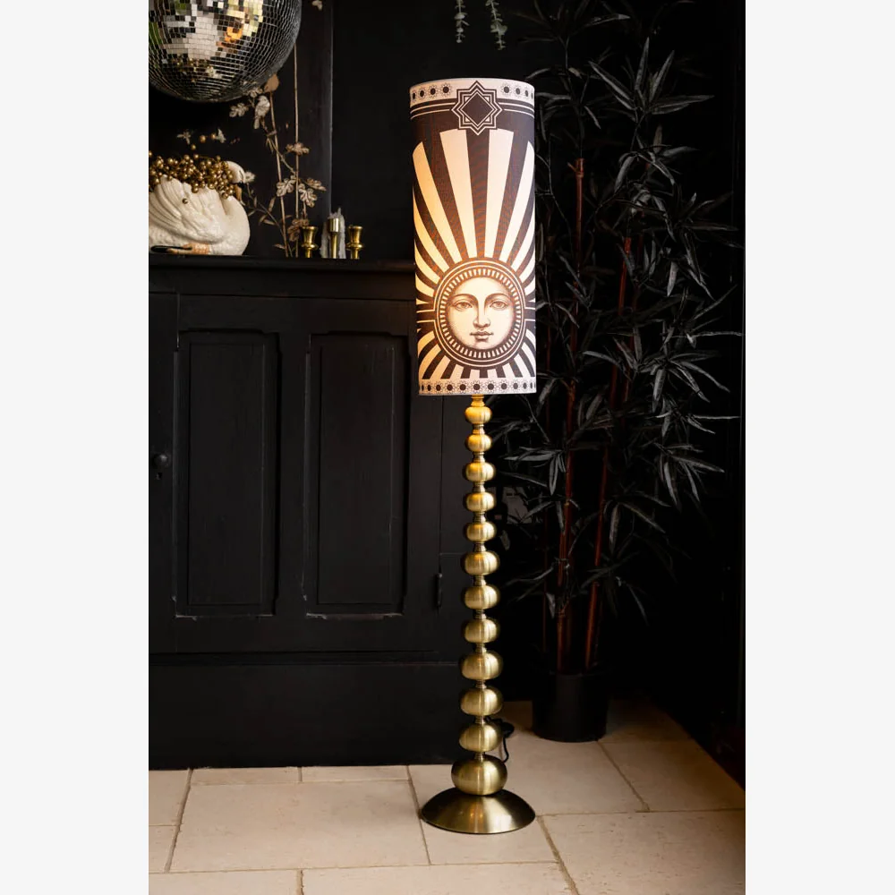 Solar Goddess Bobbin Floor Lamp