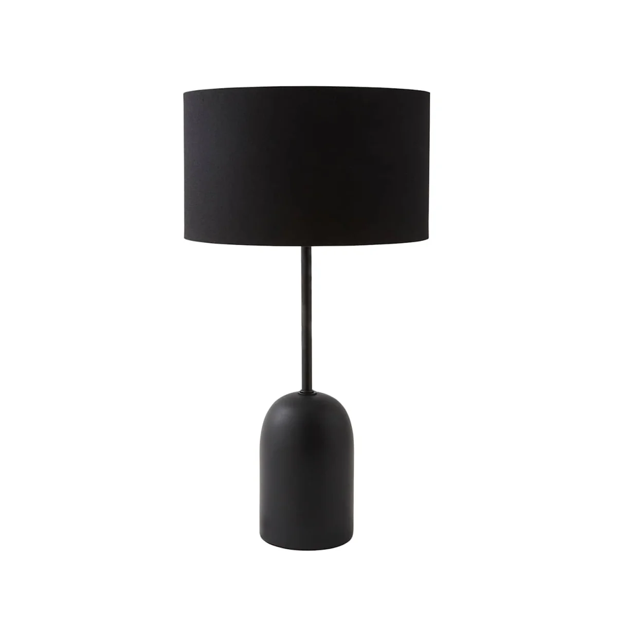 Kaiden Dome Table Lamp with Drum Shade - Black / 0.21kg – image 3
