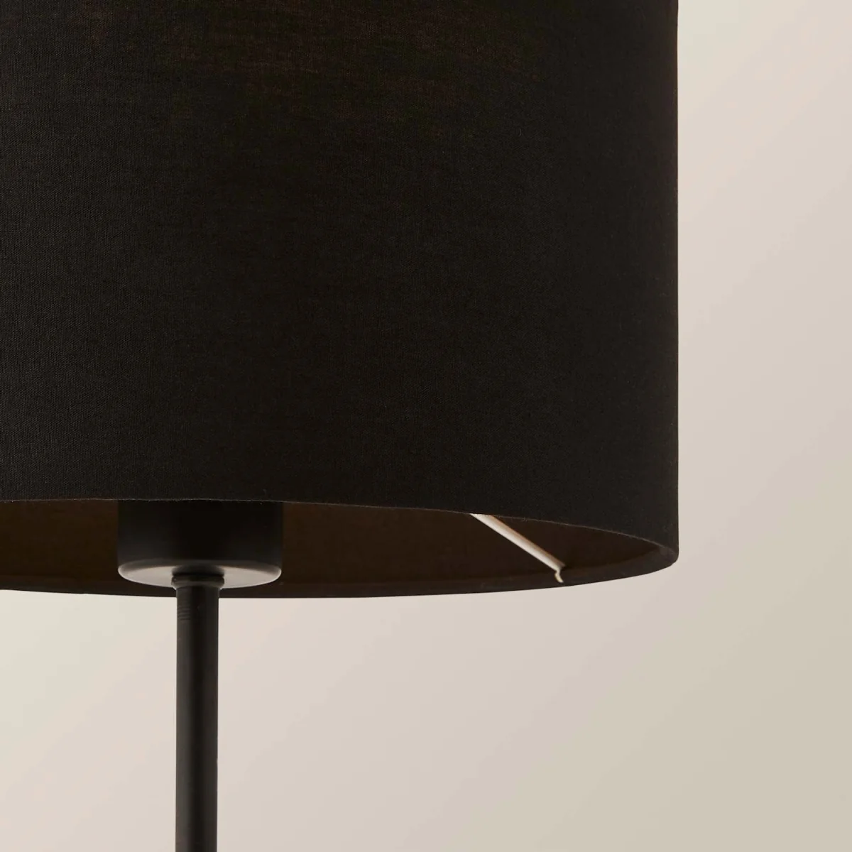 Kaiden Dome Table Lamp with Drum Shade - Black / 0.21kg – image 6