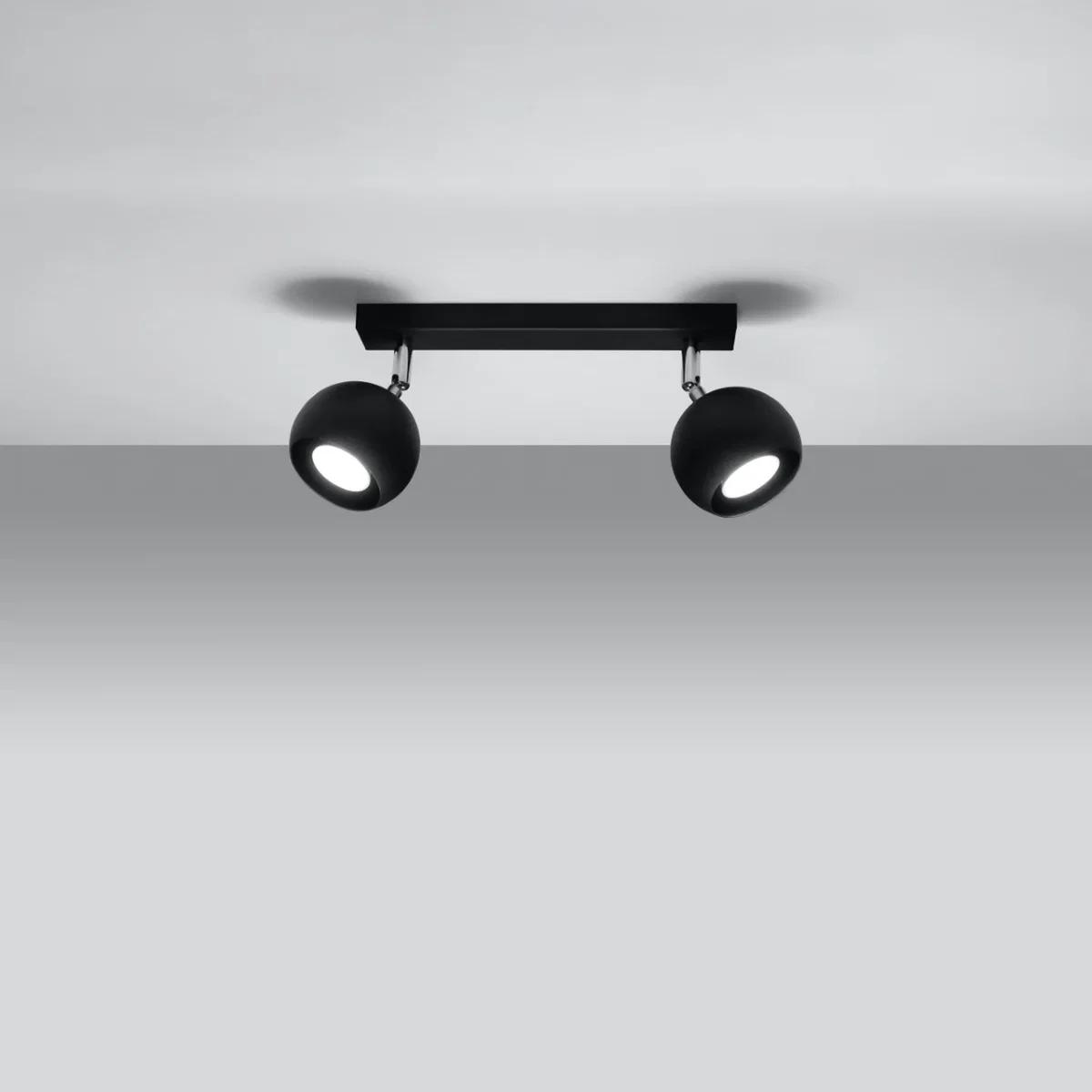 Ceiling lamp OCULARE 2 black - black – image 3