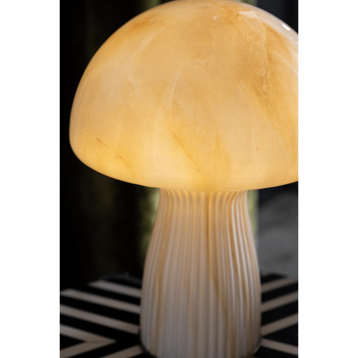 White Porcini Mushroom Table Lamp – image 5
