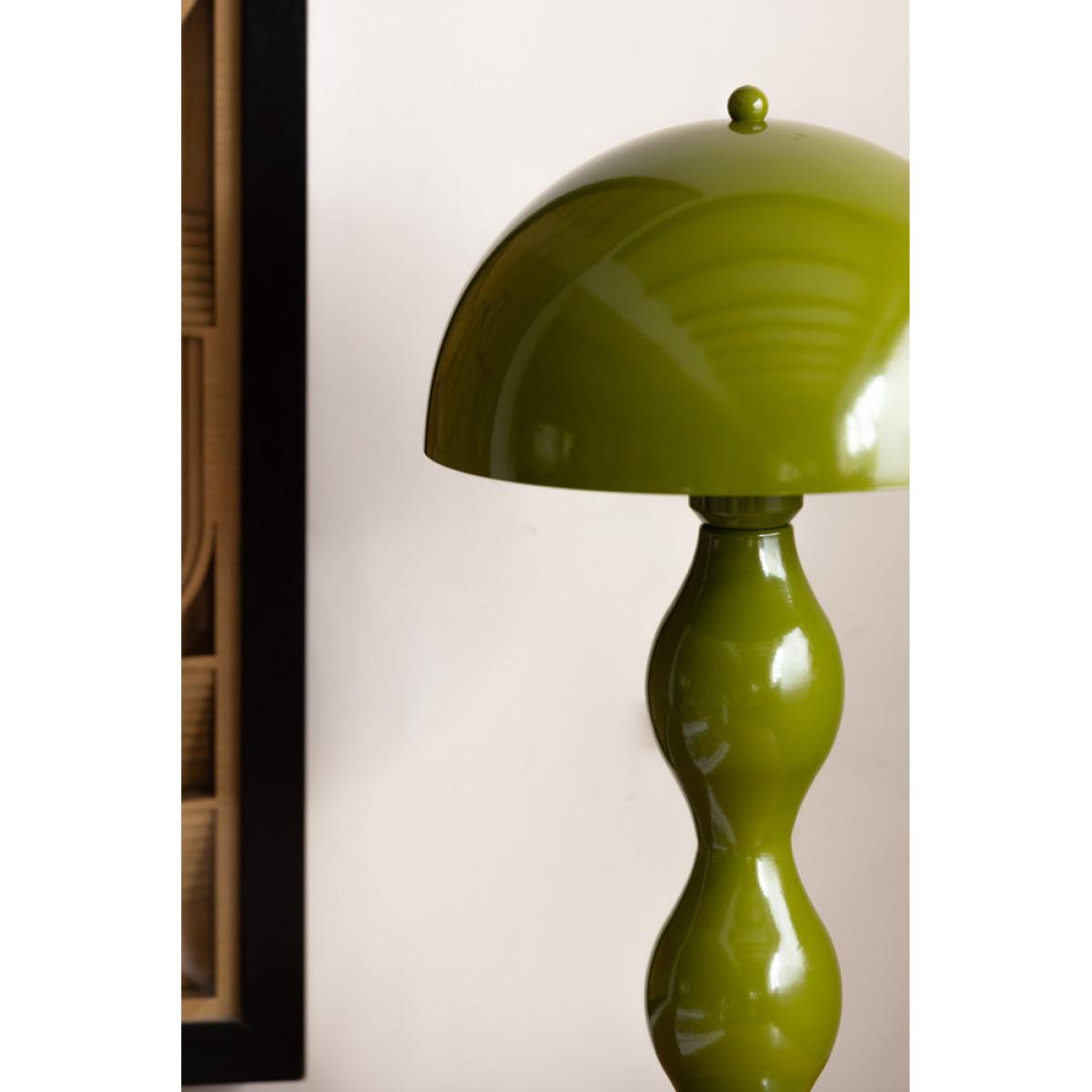 Green Wavy Retro Table Lamp - DISCONTINUED – image 5