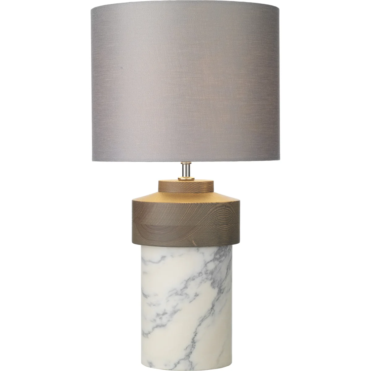 Nomad Table Lamp Marble Wood Base – image 2