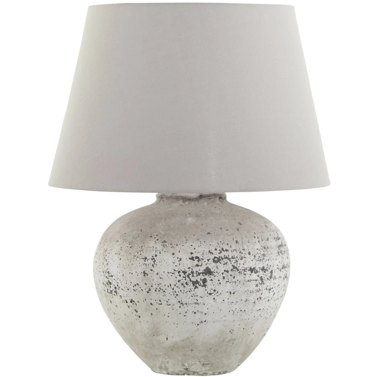 Regola Large Stone Effect Ceramic Table Lamp With Shade - Stone – image 2