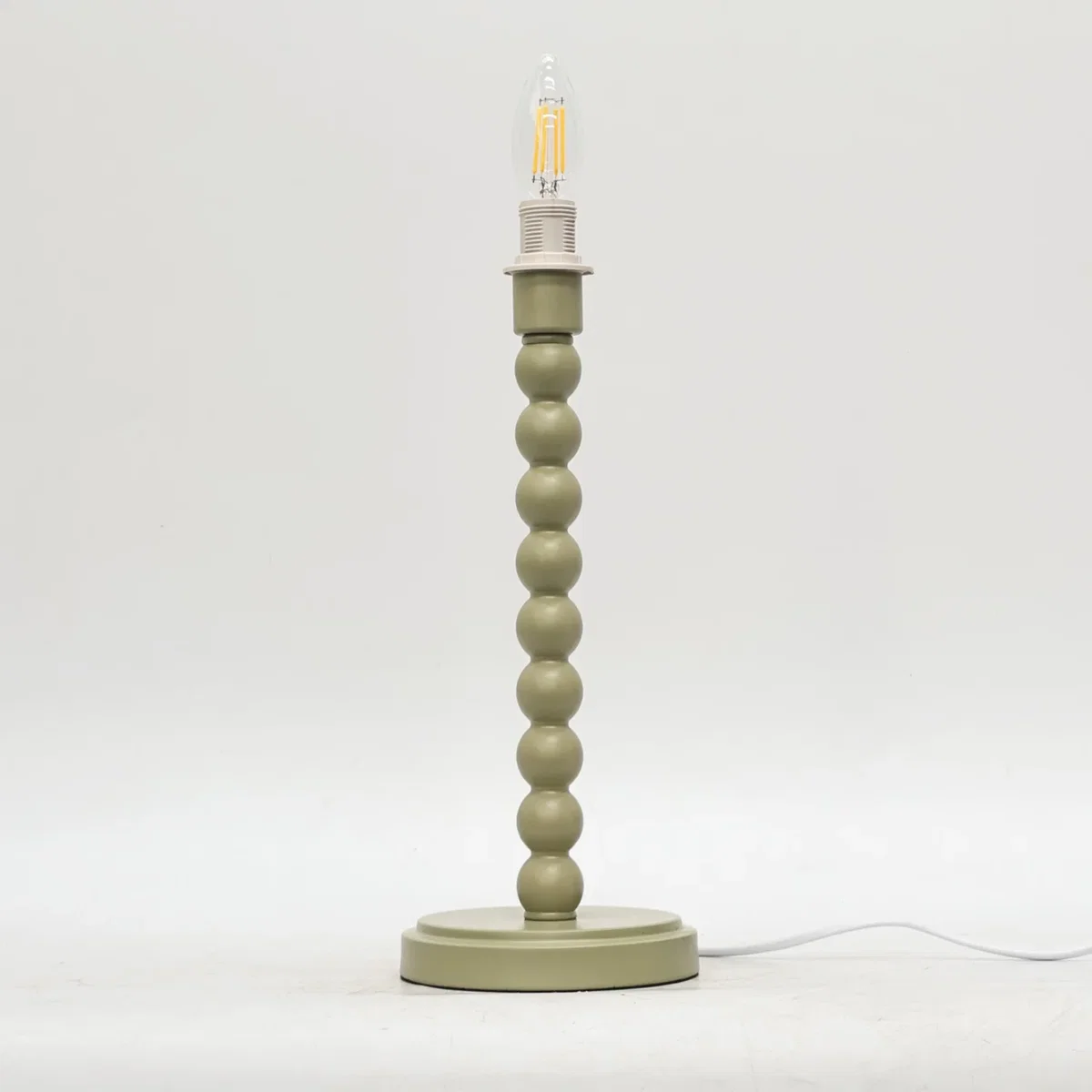 Bobbin Base Only Table Lamp - Matt Sage Green Paint – image 3