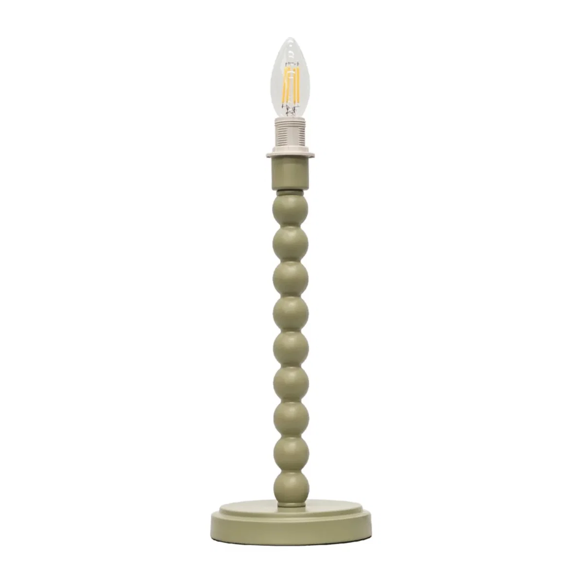 Bobbin Base Only Table Lamp - Matt Sage Green Paint – image 7