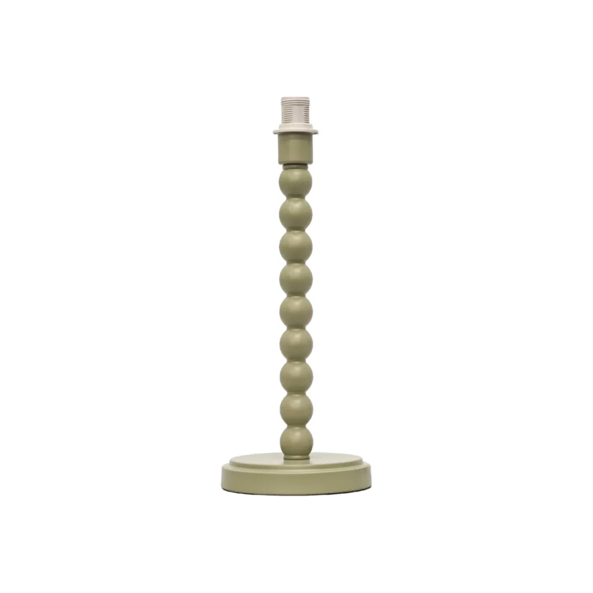 Bobbin Base Only Table Lamp - Matt Sage Green Paint – image 1