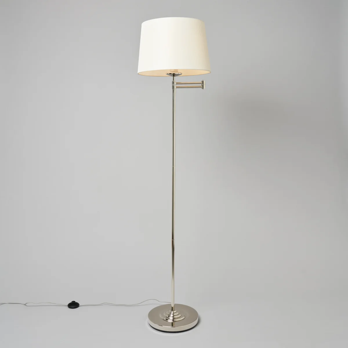Saffron Swing Arm Floor Lamp - Silver – image 2