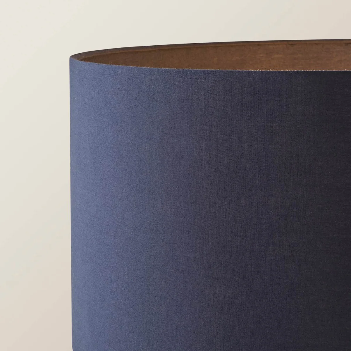 Hiru Cream 3 Tier Shelf Floor Lamp with Drum Shade - Navy Blue / 3.1kg – image 6