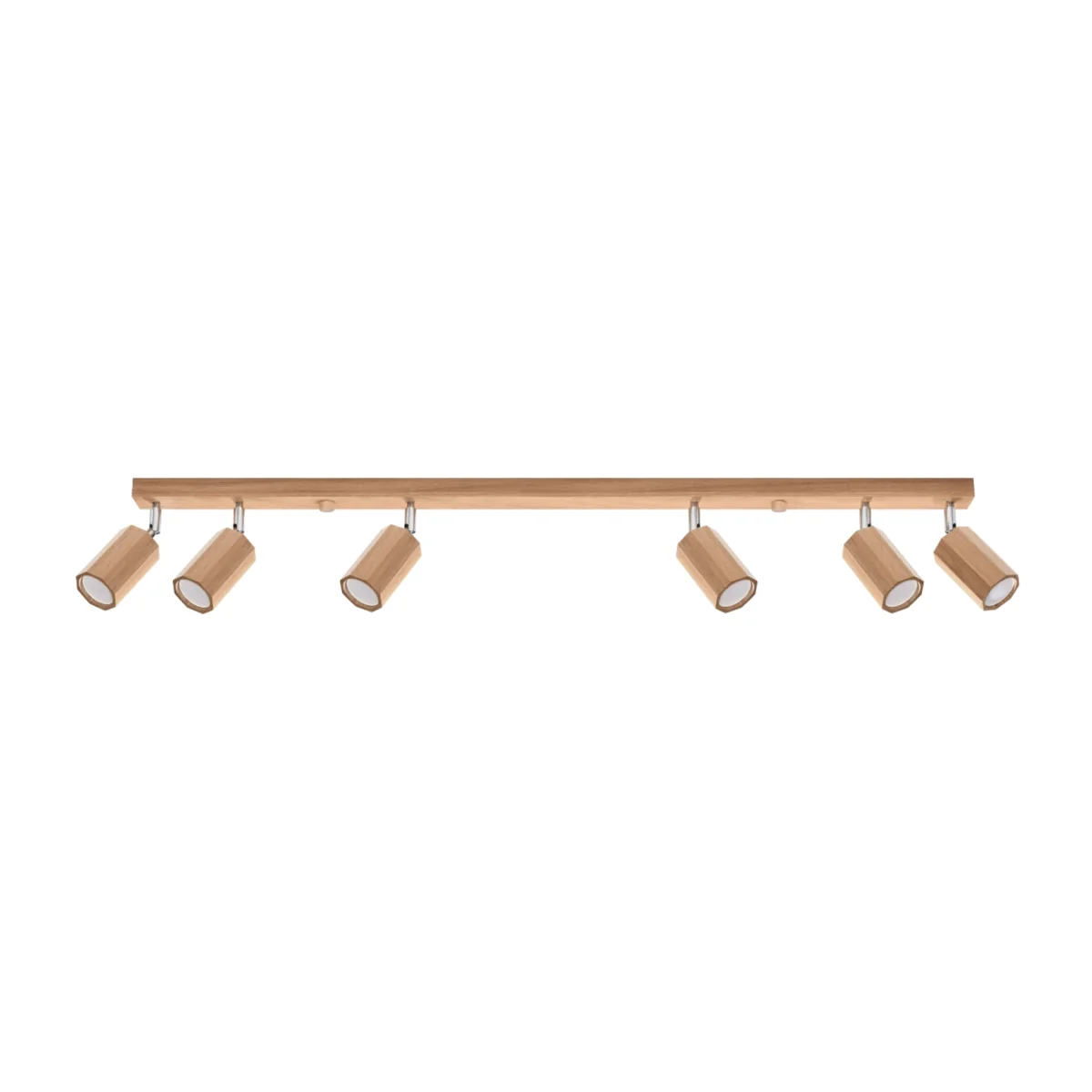 Ceiling lamp ZEKE 6 oak - oak – image 1