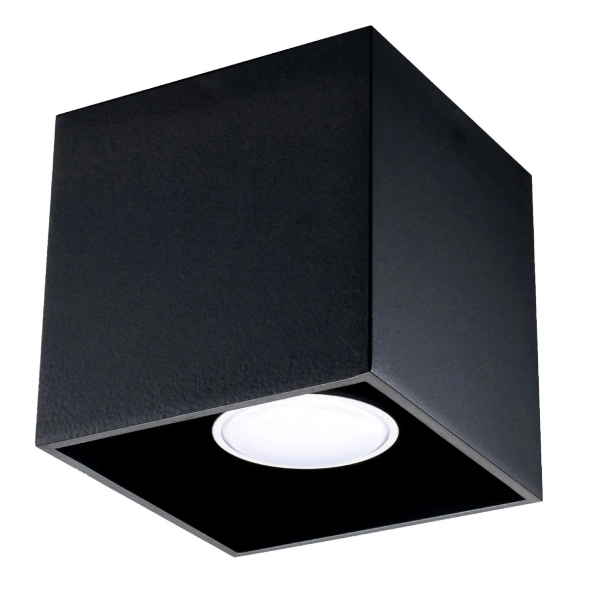 Ceiling lamp QUAD 1 black - gray / Concrete – image 2