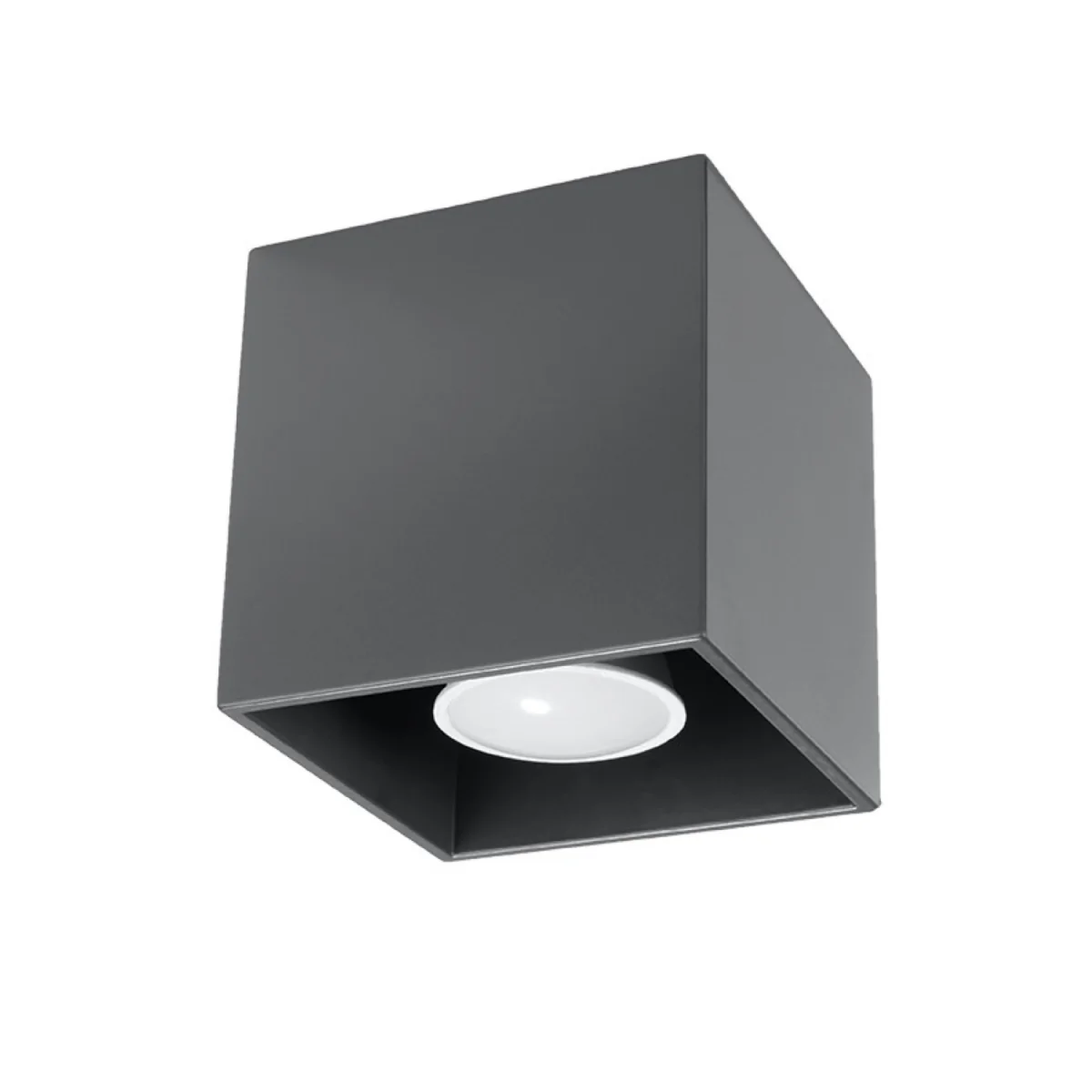 Ceiling lamp QUAD 1 black - gray / Concrete – image 20