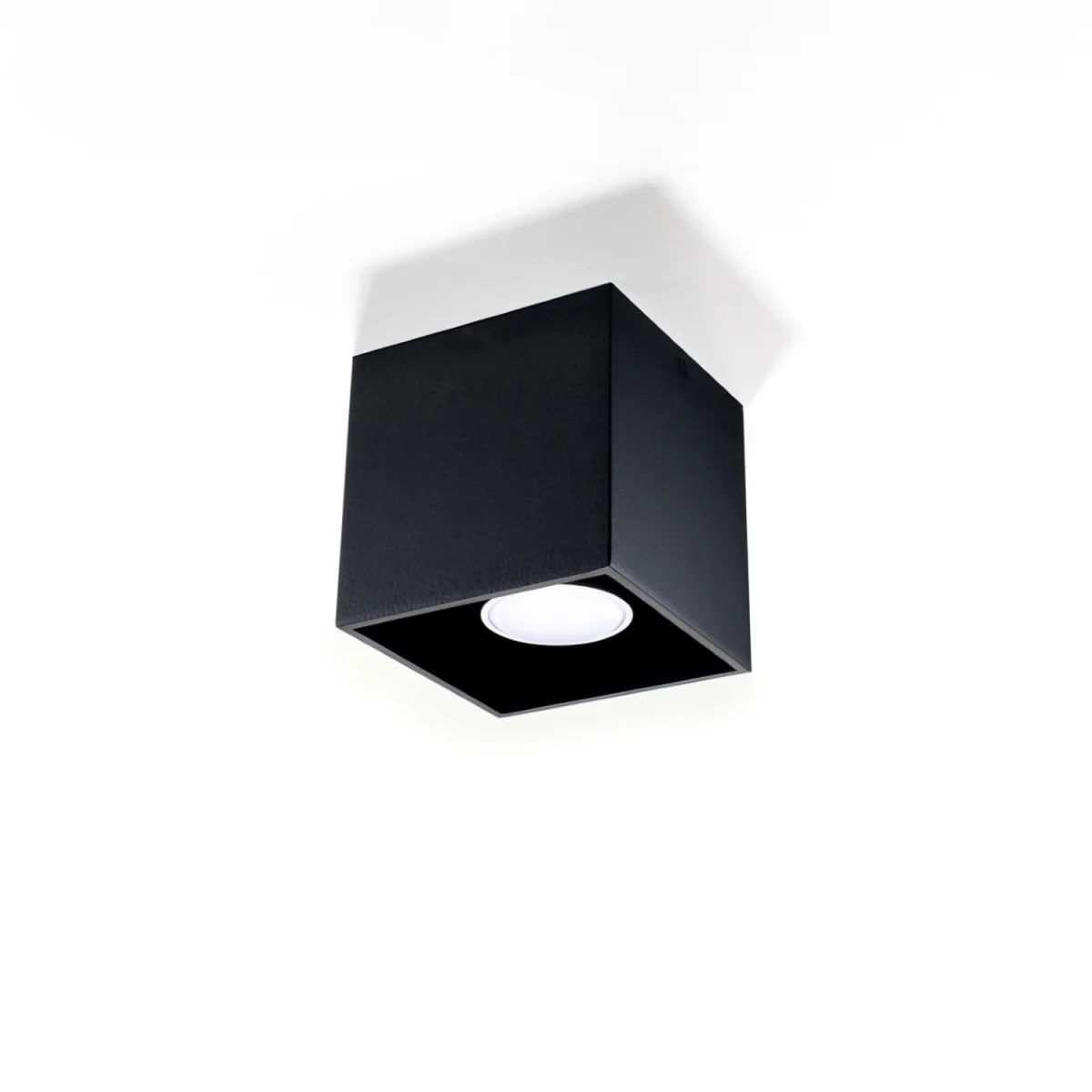 Ceiling lamp QUAD 1 black - gray / Concrete – image 3
