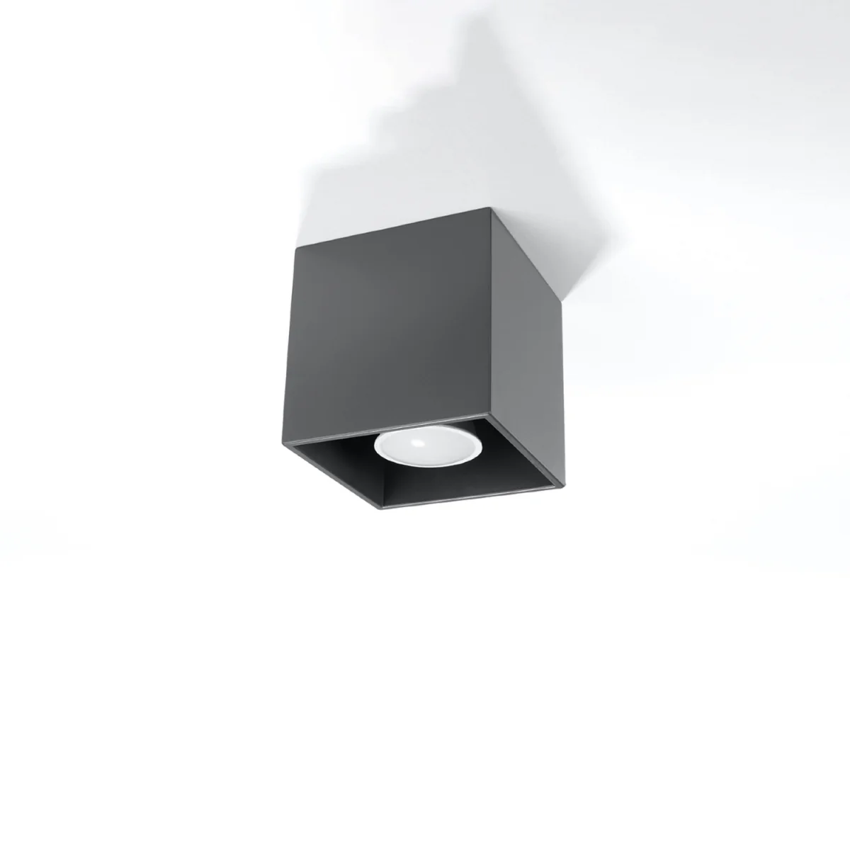 Ceiling lamp QUAD 1 black - gray / Concrete – image 21