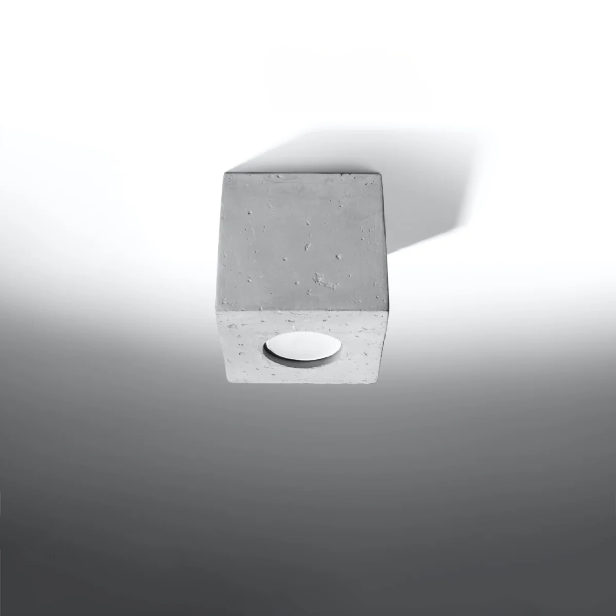 Ceiling lamp QUAD 1 black - gray / Concrete – image 26