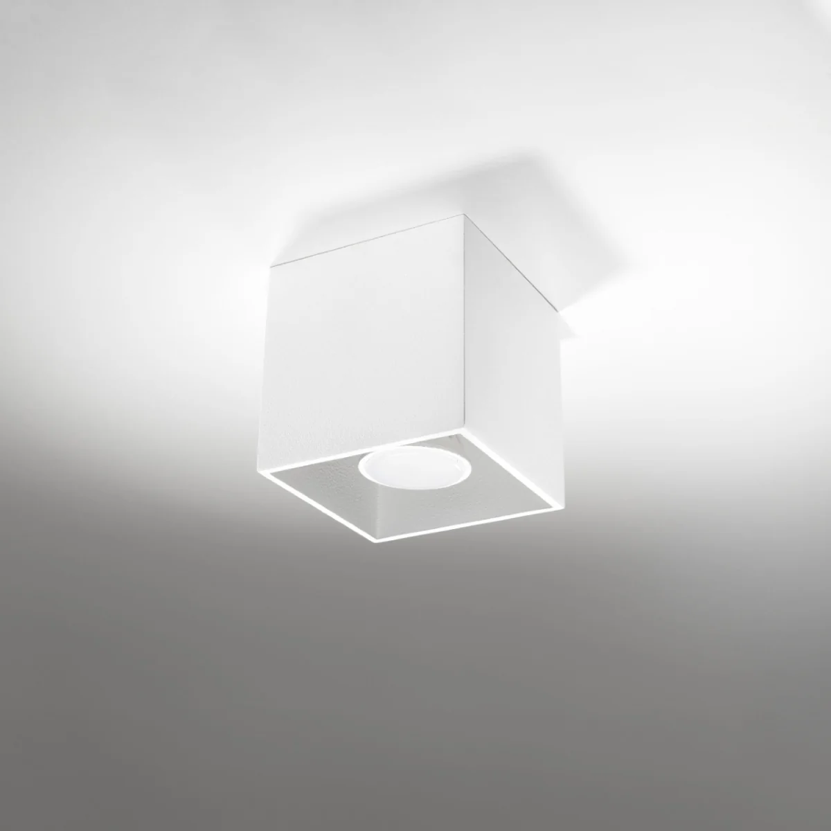 Ceiling lamp QUAD 1 black - gray / Concrete – image 32