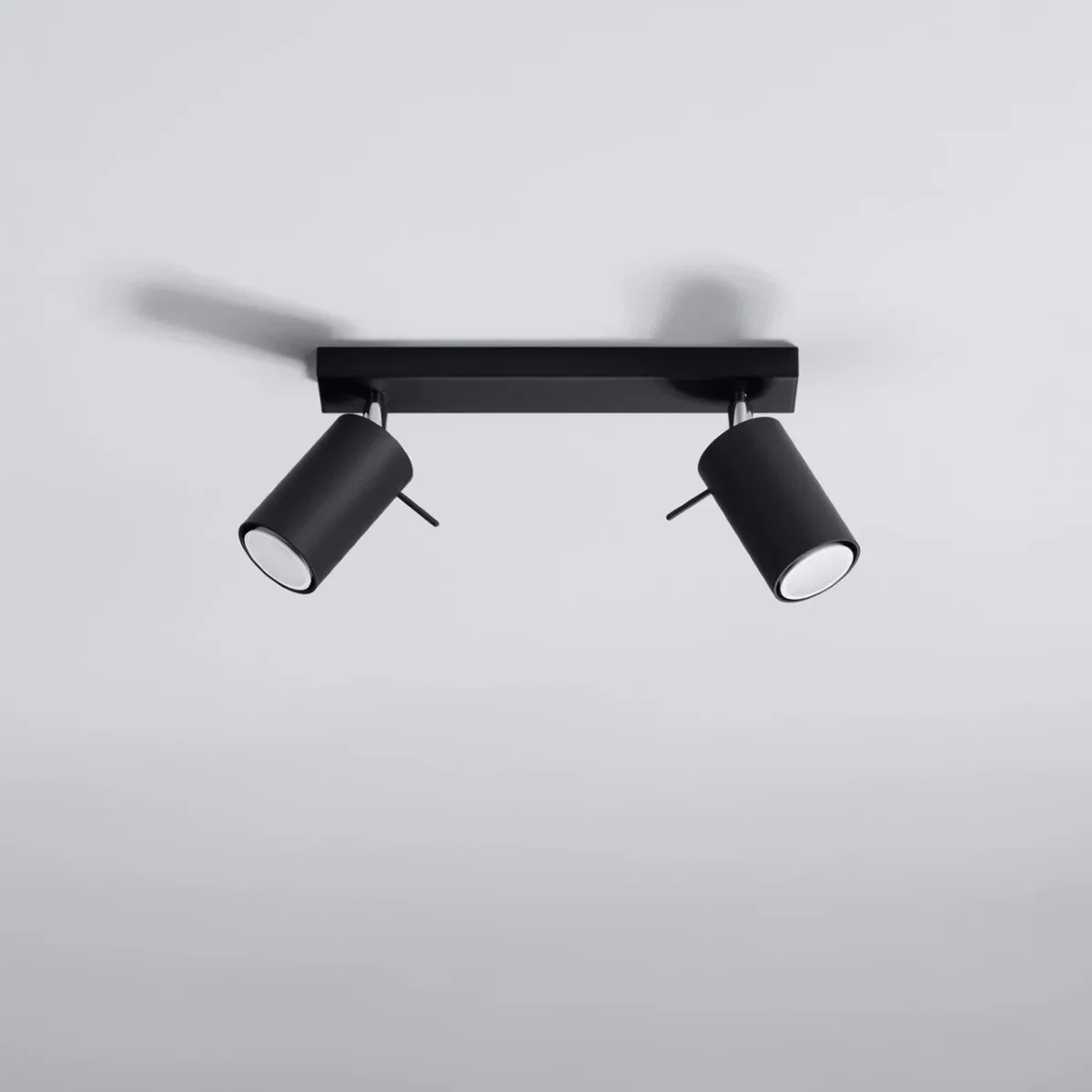 Ceiling lamp RING 2 chrome - black – image 2