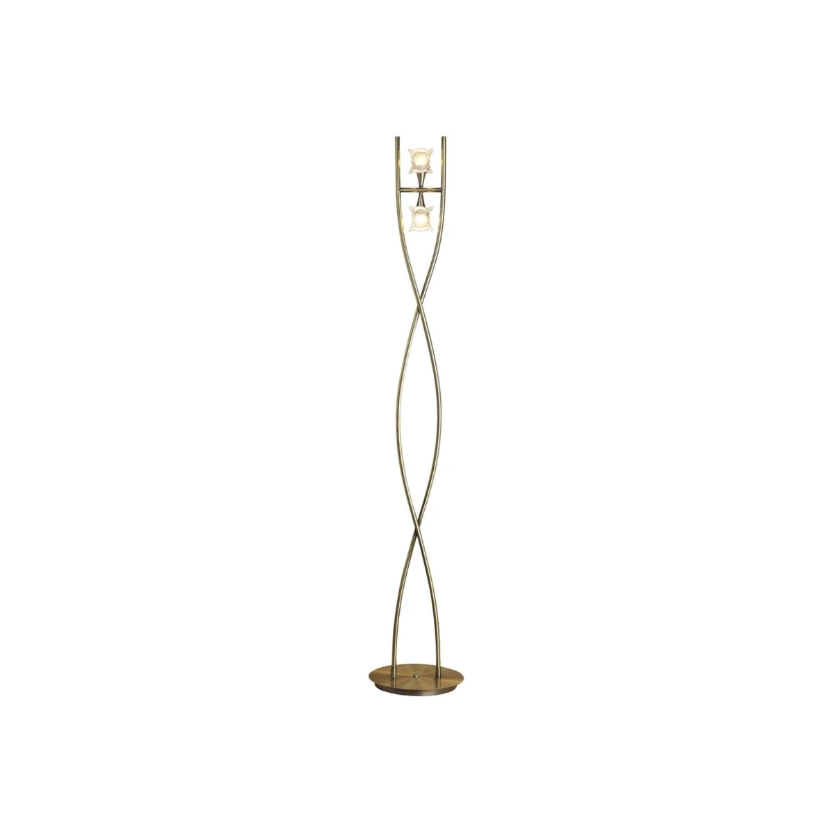 Rosa Floor Lamp Brass – image 1