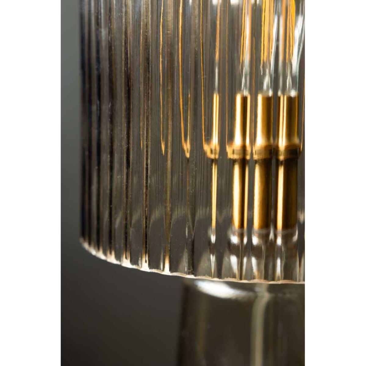 Champagne Seventies Glass Table Lamp – image 4
