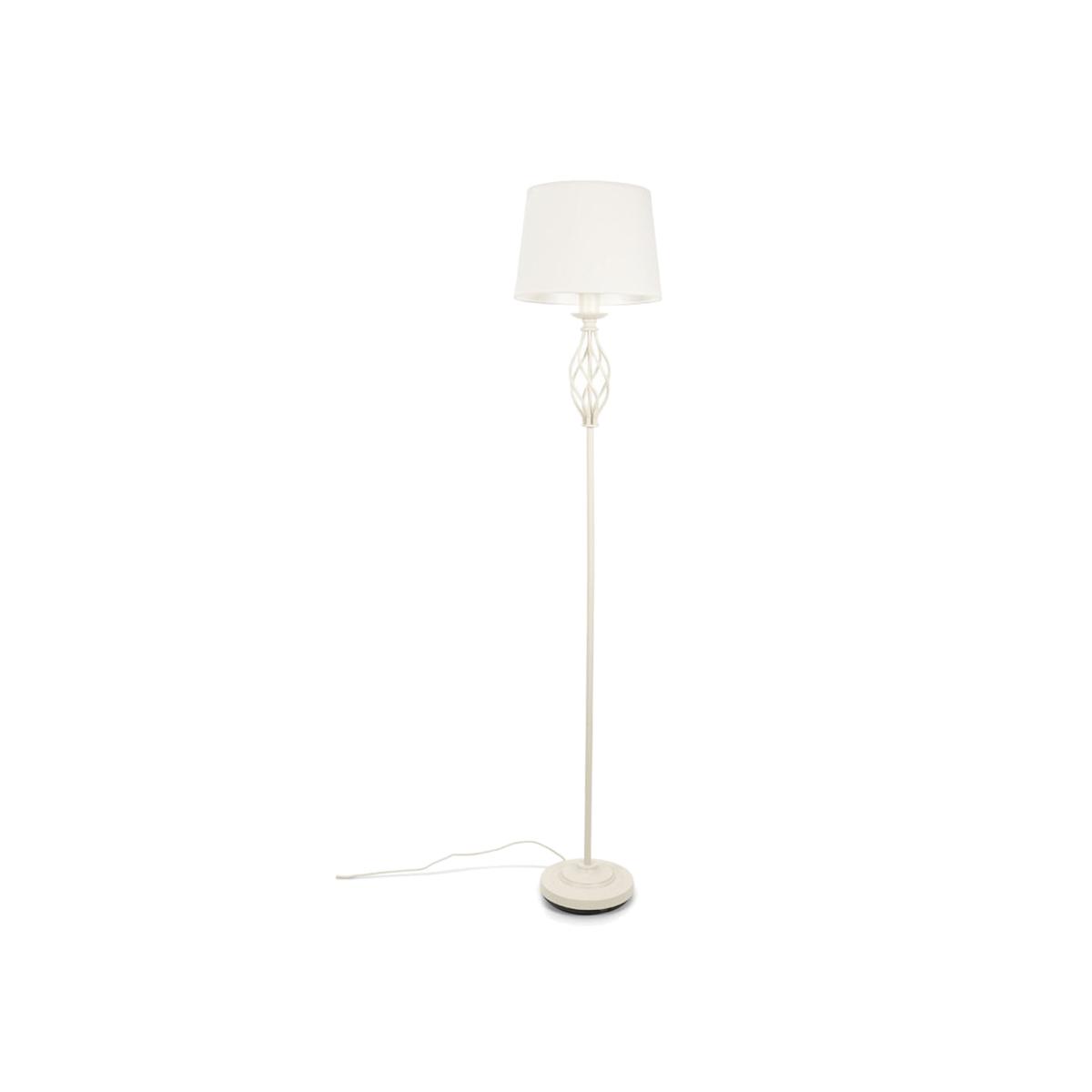 Memphis Traditional Cream Floor Lamp - Cream