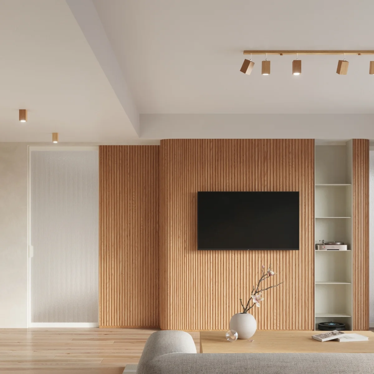 Ceiling lamp KEKE 30 oak - oak – image 4