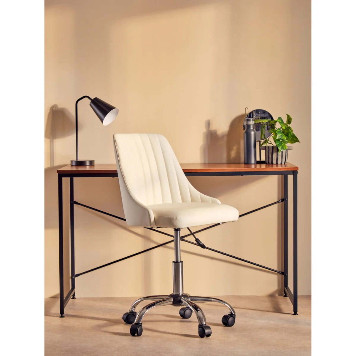 Shaina Black Metal Modern Desk Lamp - Black – image 2