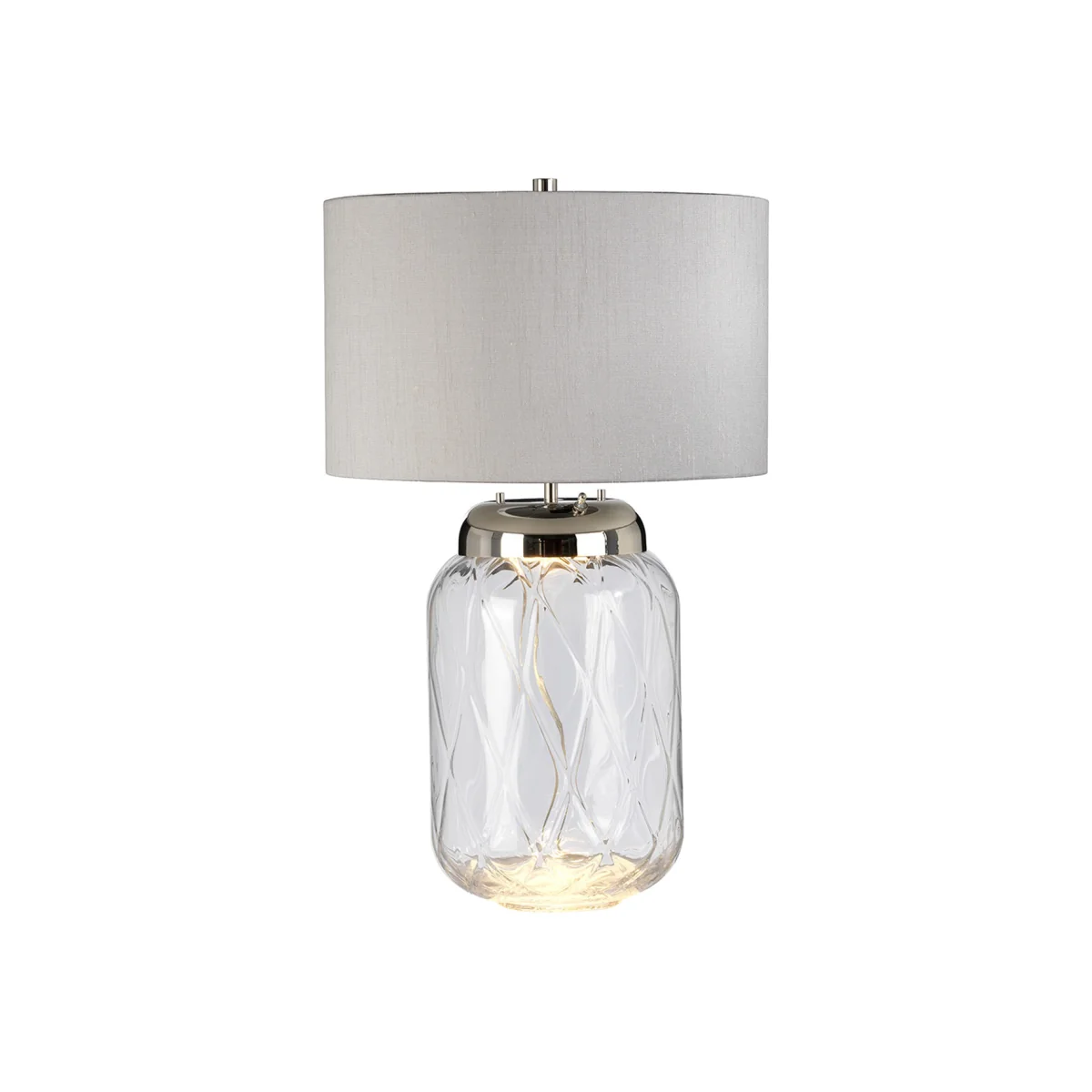 Elstead Quintiesse Sola Table Lamp Nickel - Nickel – image 1