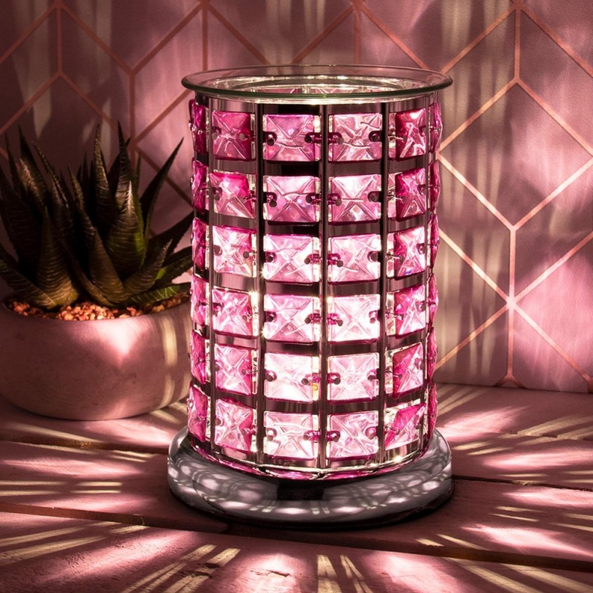 Crystal Touch Sensitive Aroma Lamp - Lilac