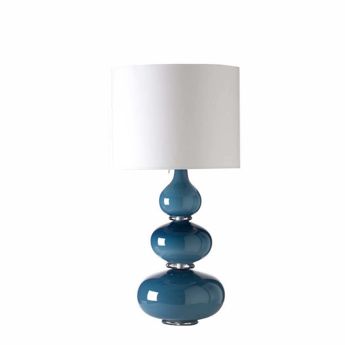 Aragoa Crystal Glass Lamp by William Yeoward in Midnight Blue – image 3