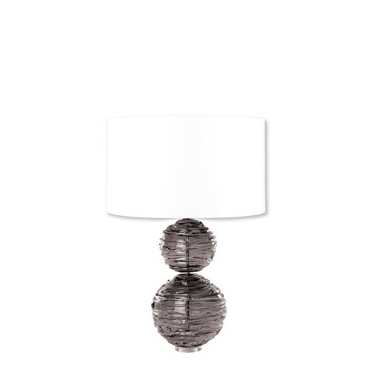 Alfie Crystal Glass Lamp by William Yeoward in Slate Grey – image 2