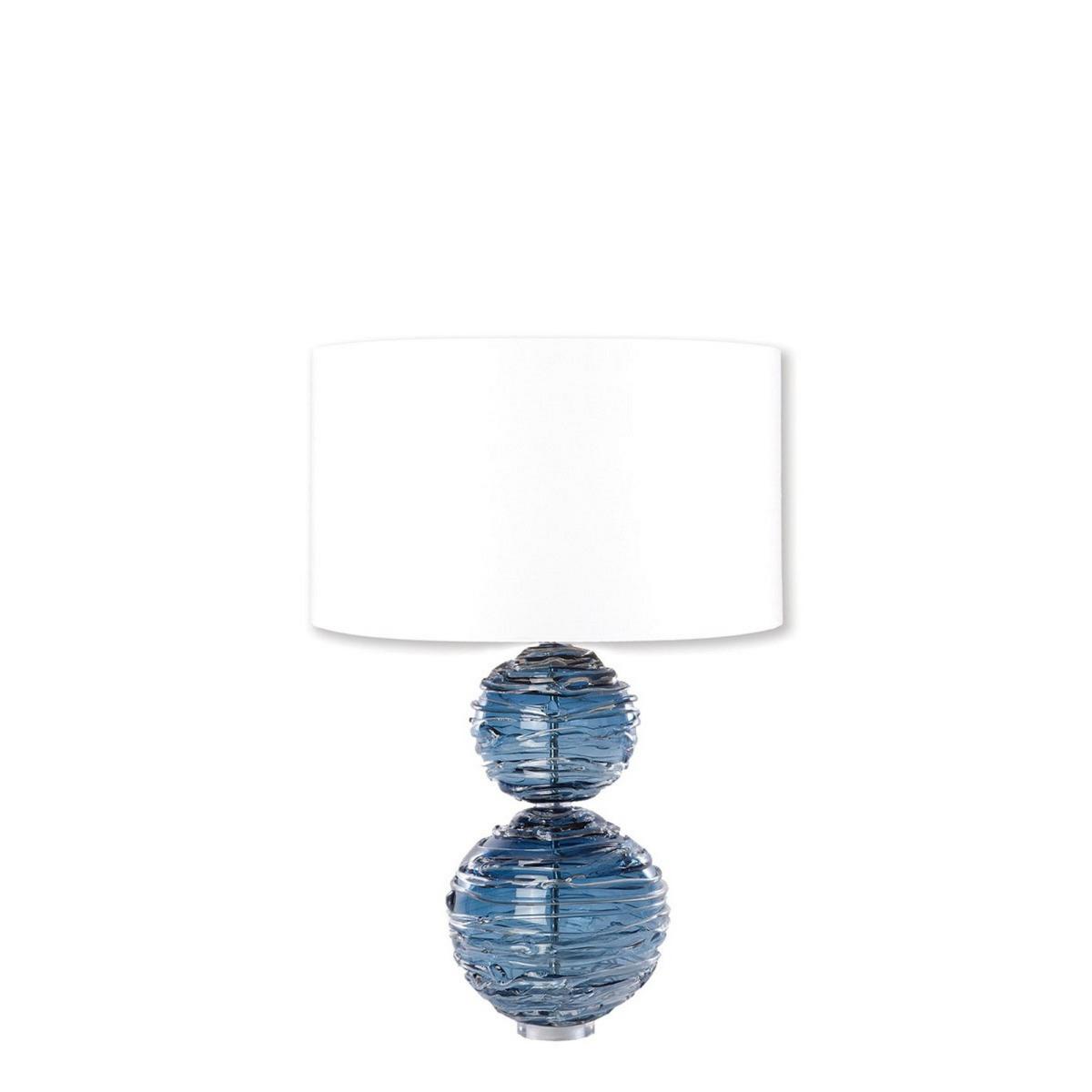 Alfie Crystal Glass Lamp by William Yeoward in Midnight Blue – image 2