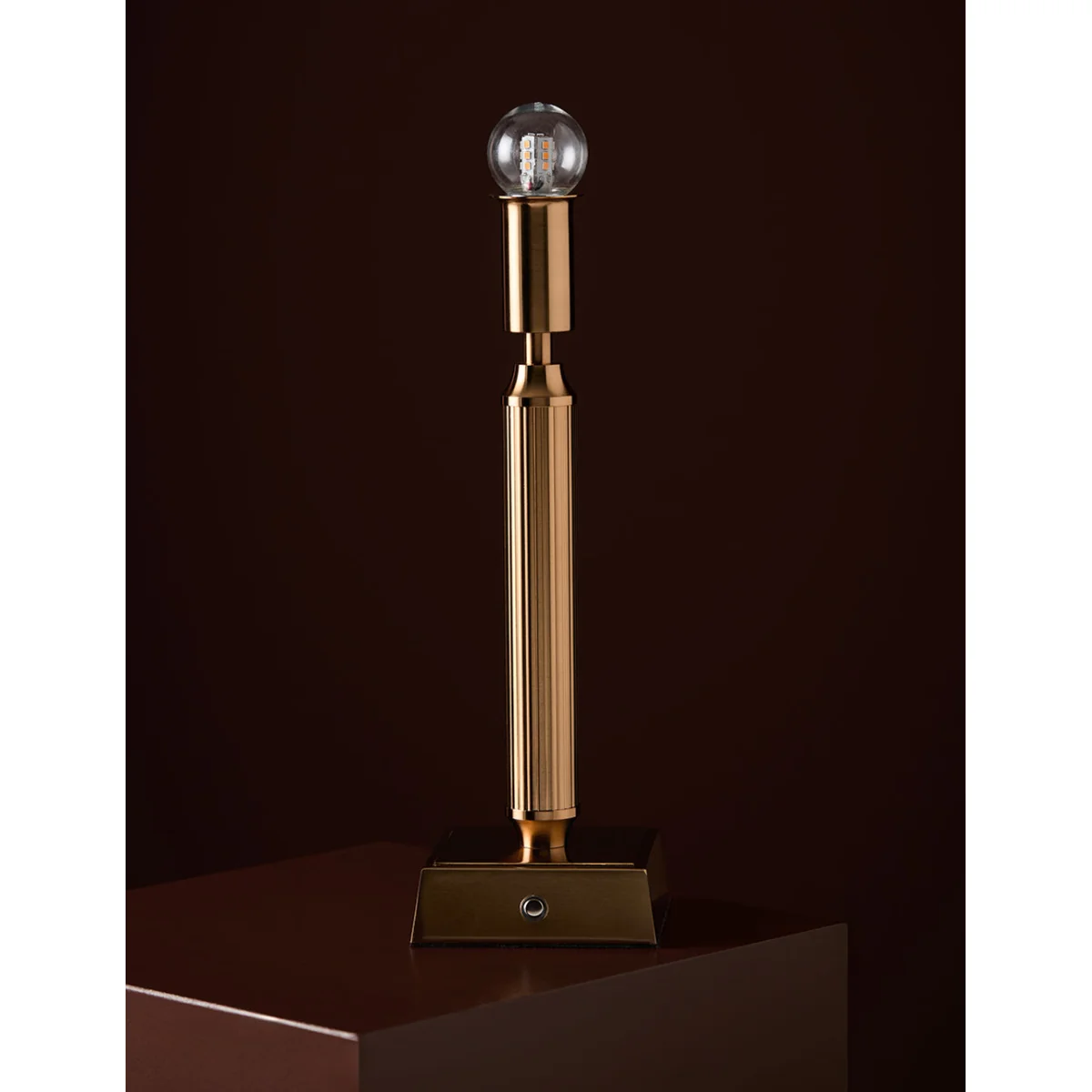 Gustave Rechargeable Brass Lamp Base – image 4