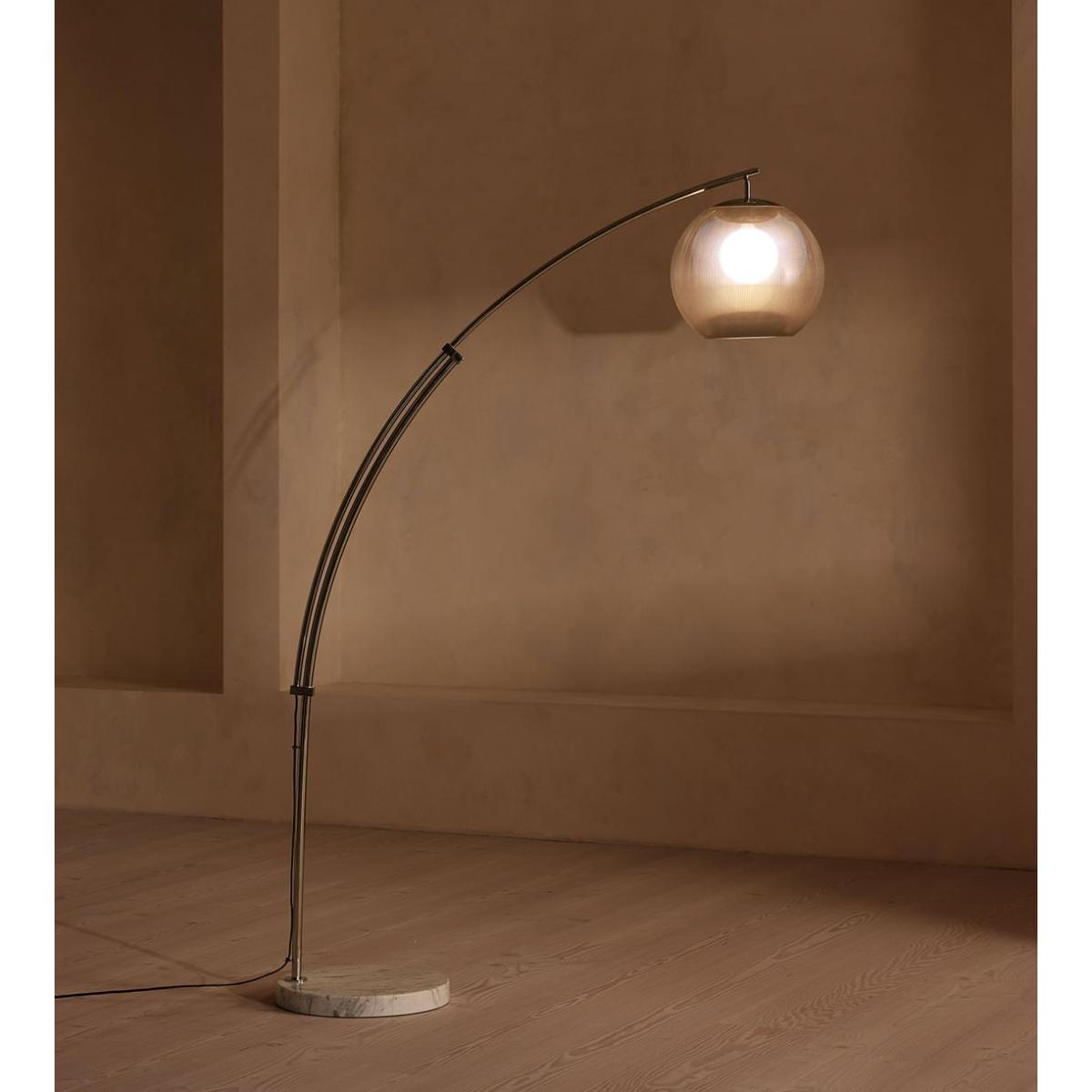 Joni Arc Lamp, Chrome – image 5