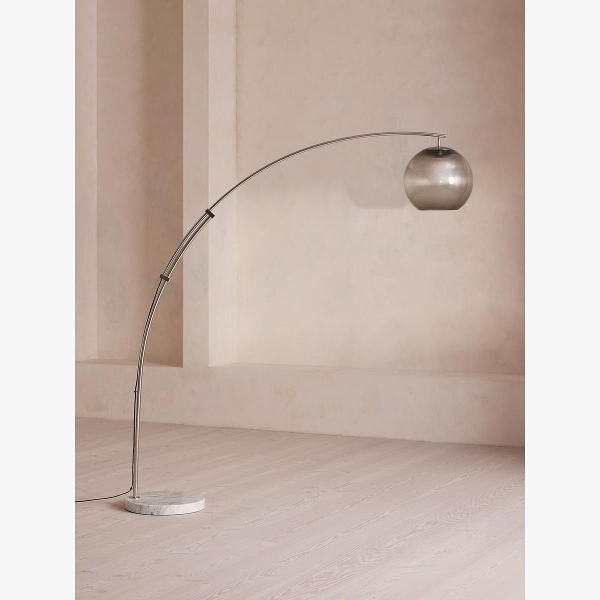 Joni Arc Lamp, Chrome – image 1