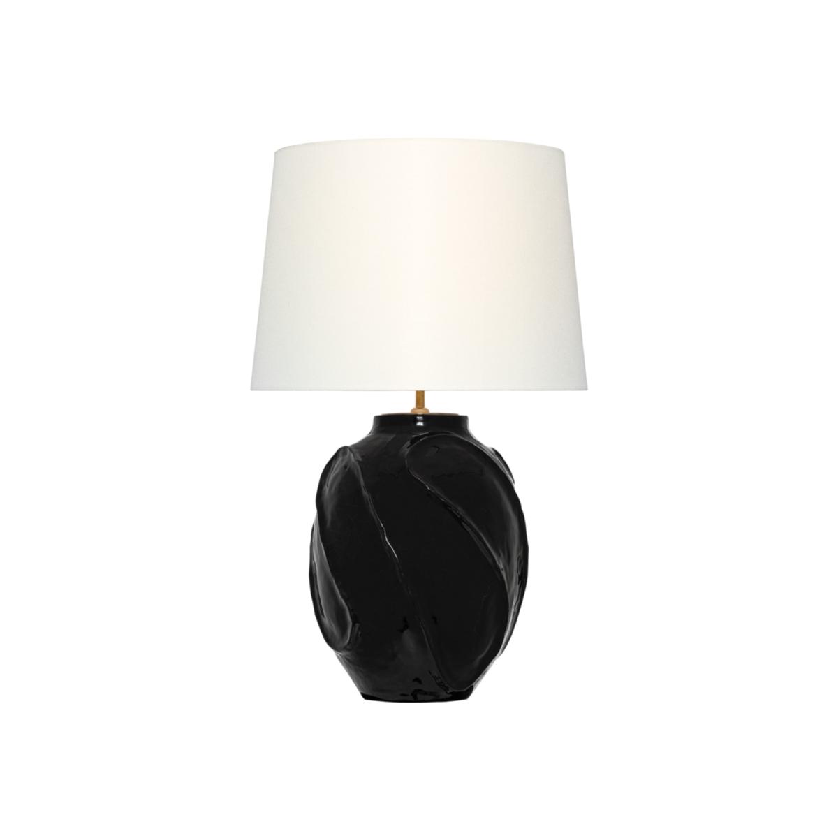 Visual Comfort | AERIN | Idalia 28 Sculpted Table Lamp | Raven Black – image 1