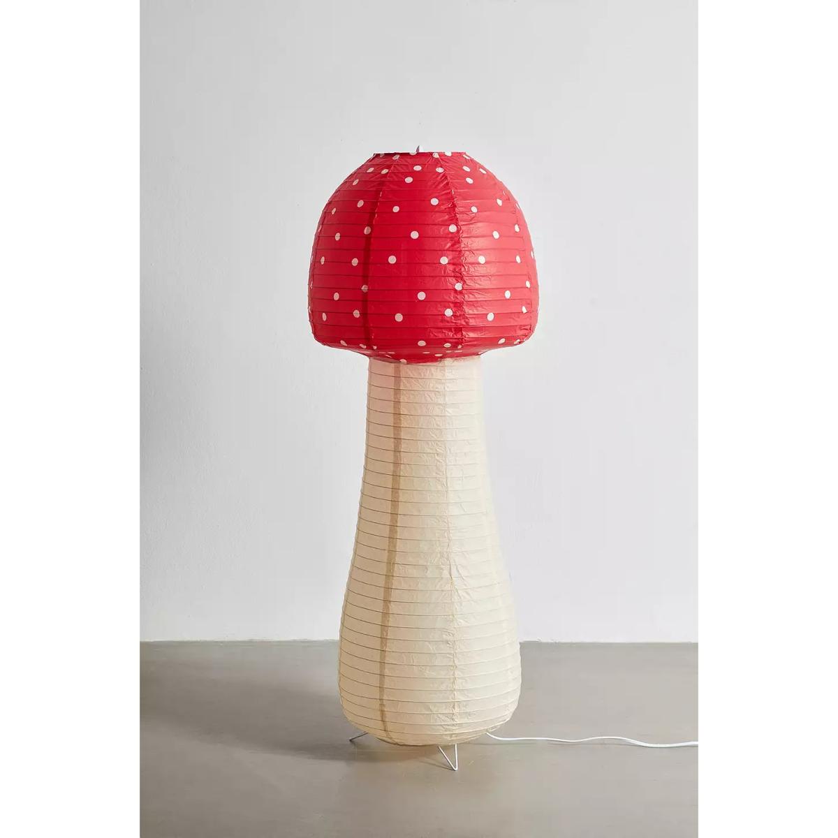 Mushroom Floor Lamp - Red ALL at Urban Outfitters – image 3