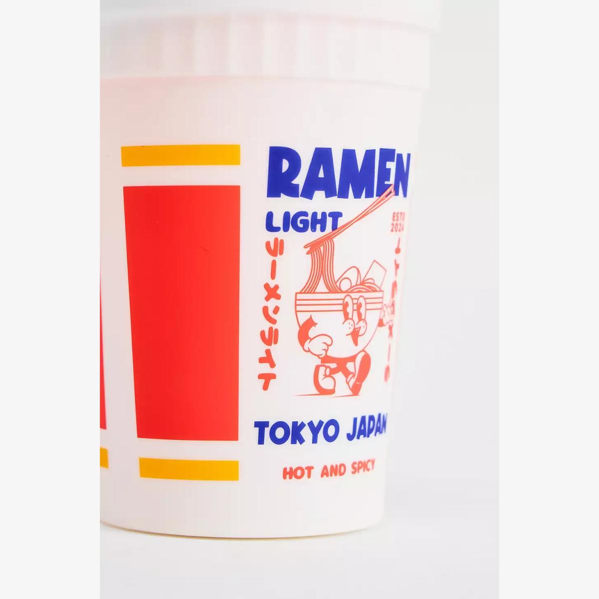 Ramen Noodle Cup Lamp - White ALL at Urban Outfitters – image 1