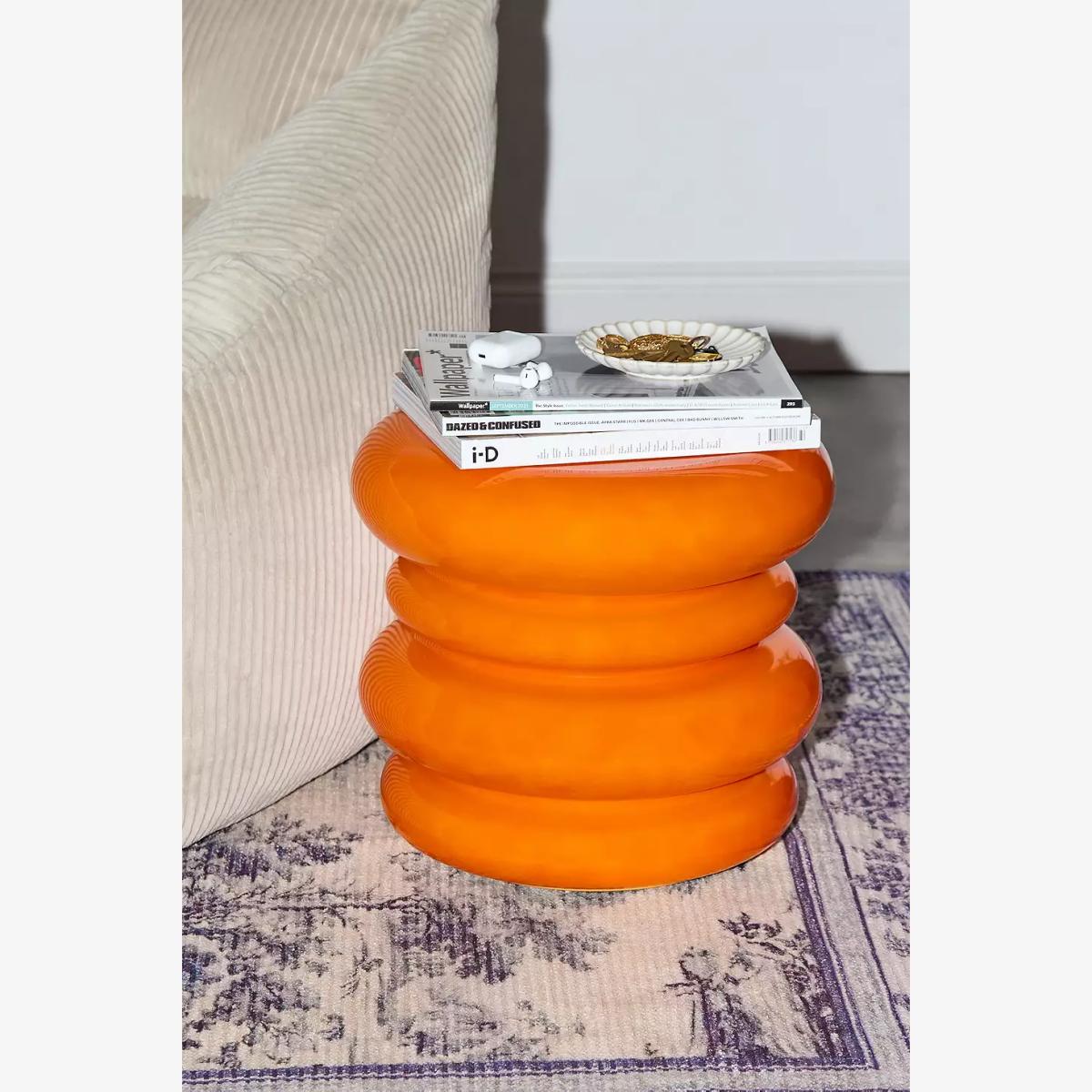 Codi Floor Lamp - Orange Dia: 27.9cm x H: 37.6cm at Urban Outfitters – image 1