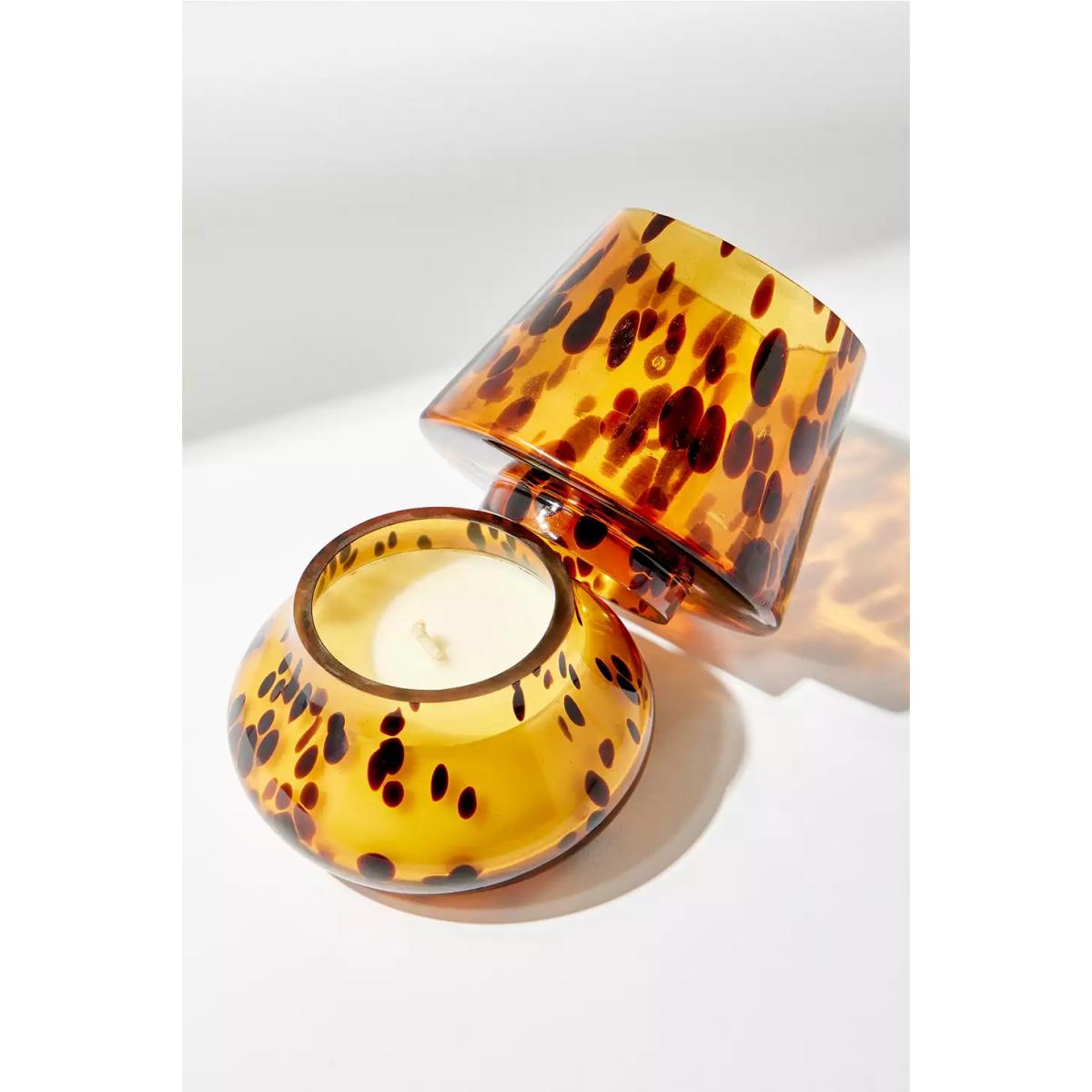 Ava Brown Tortoiseshell Lamp-Shaped Candle - Brown ALL at Urban Outfitters – image 2