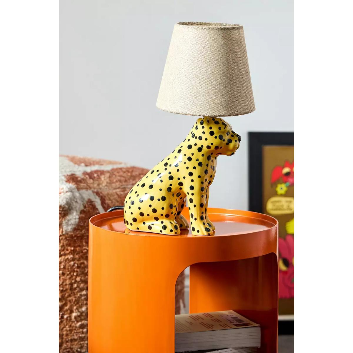 Small Leopard Lamp - Orange ALL at Urban Outfitters – image 2
