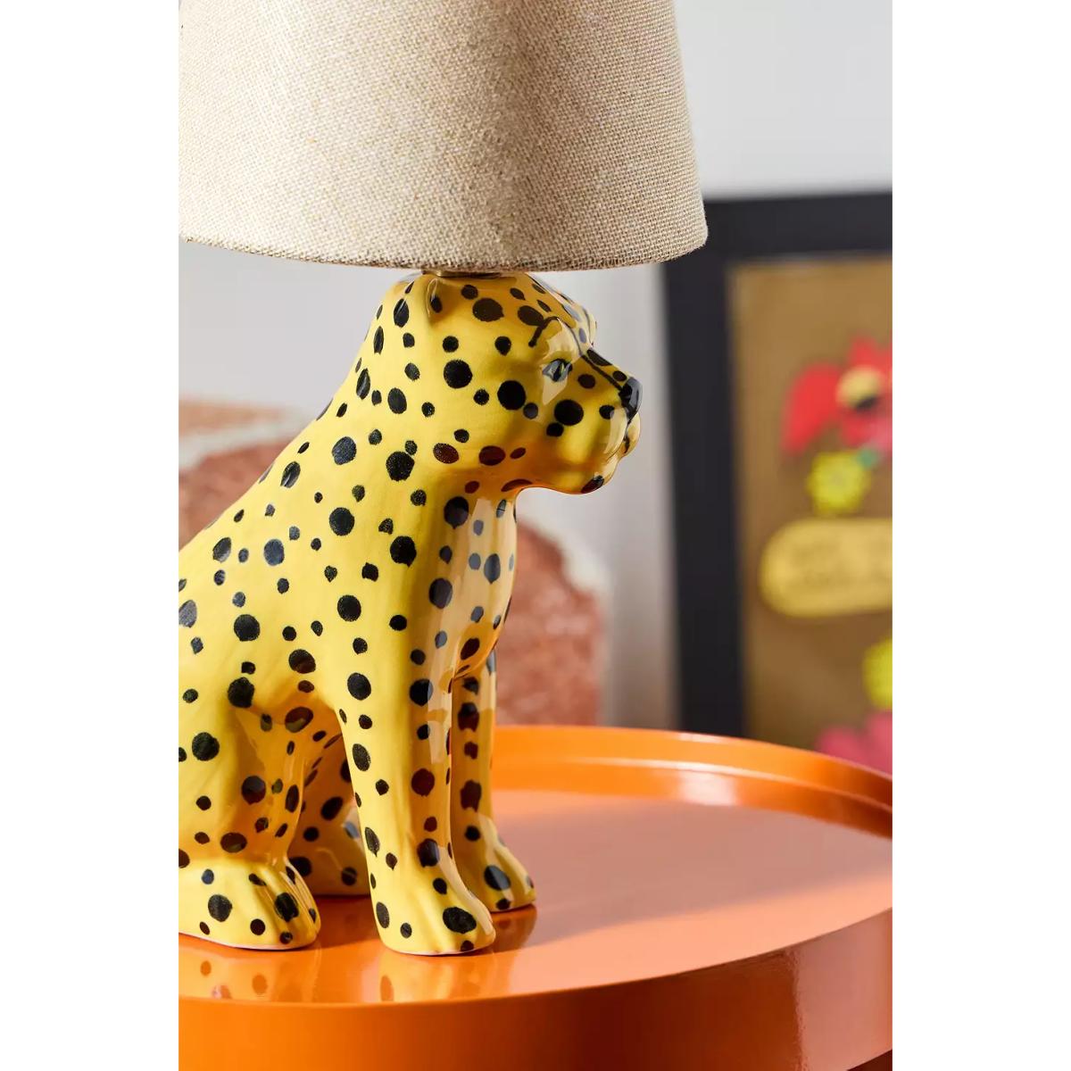 Small Leopard Lamp - Orange ALL at Urban Outfitters – image 3