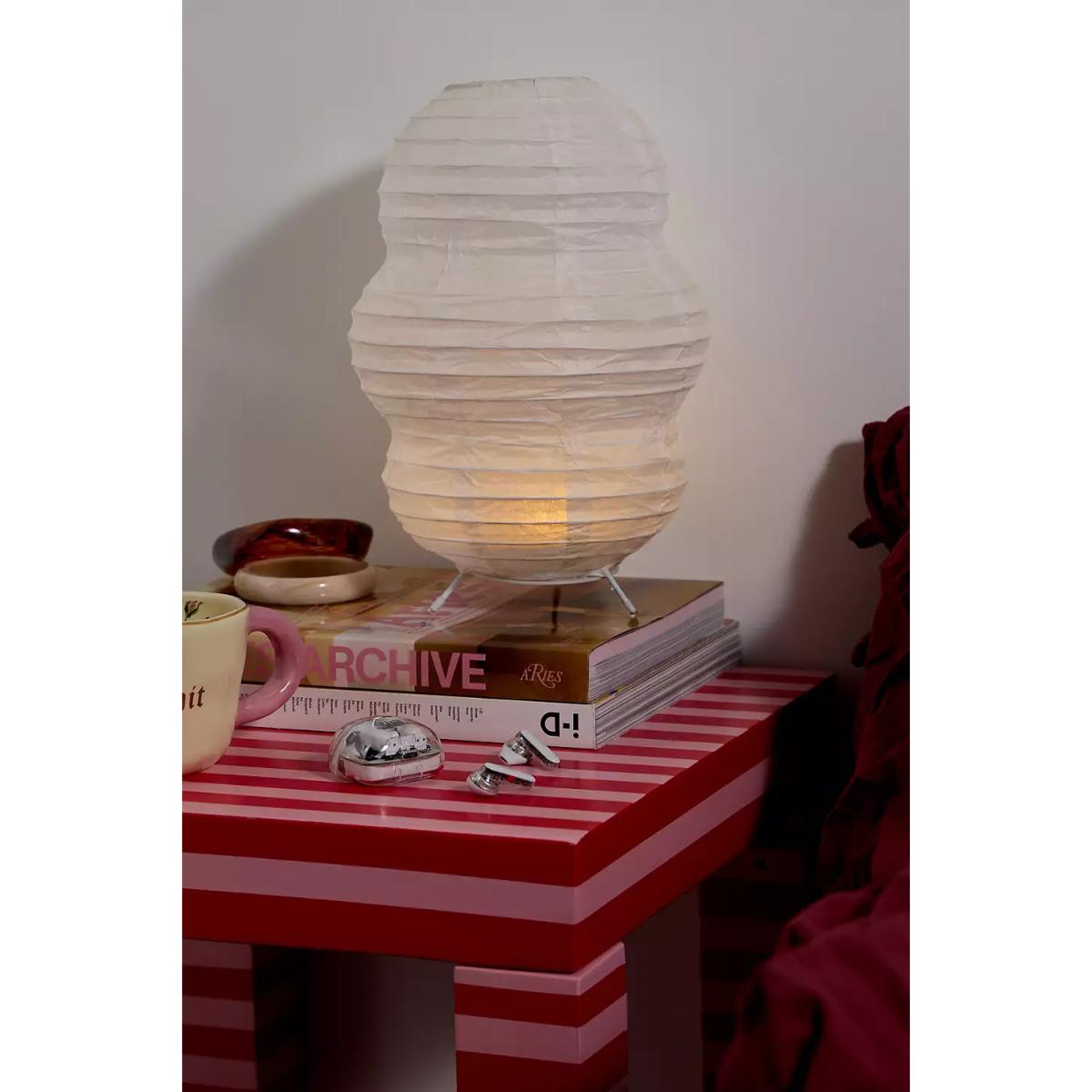 Neiko Paper Table Lamp - White ALL at Urban Outfitters – image 3
