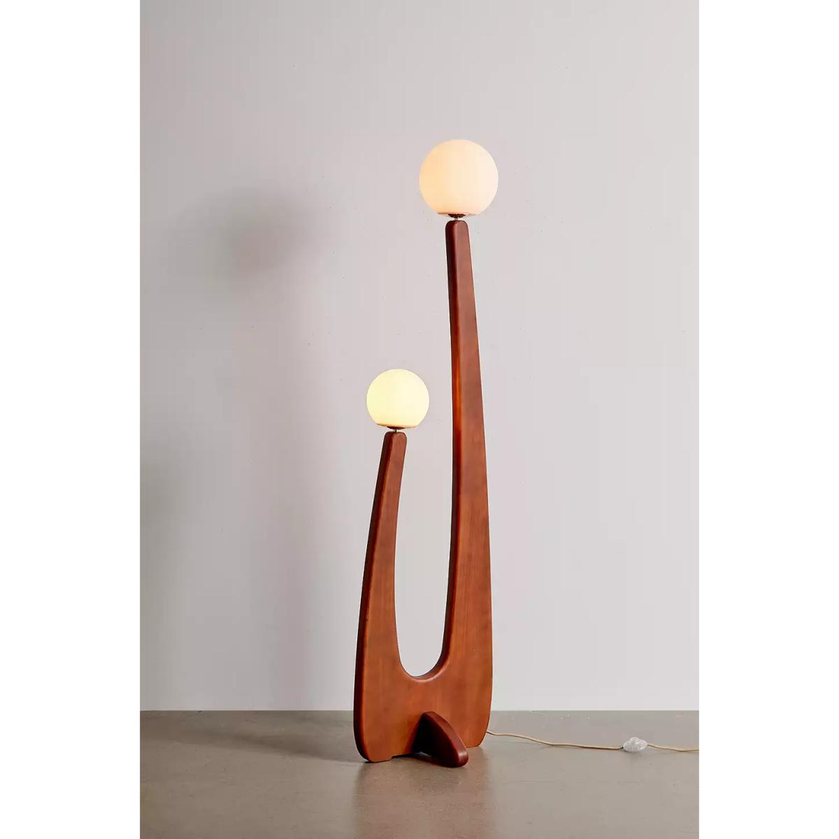 Yoji Floor Lamp - Brown ALL at Urban Outfitters – image 5