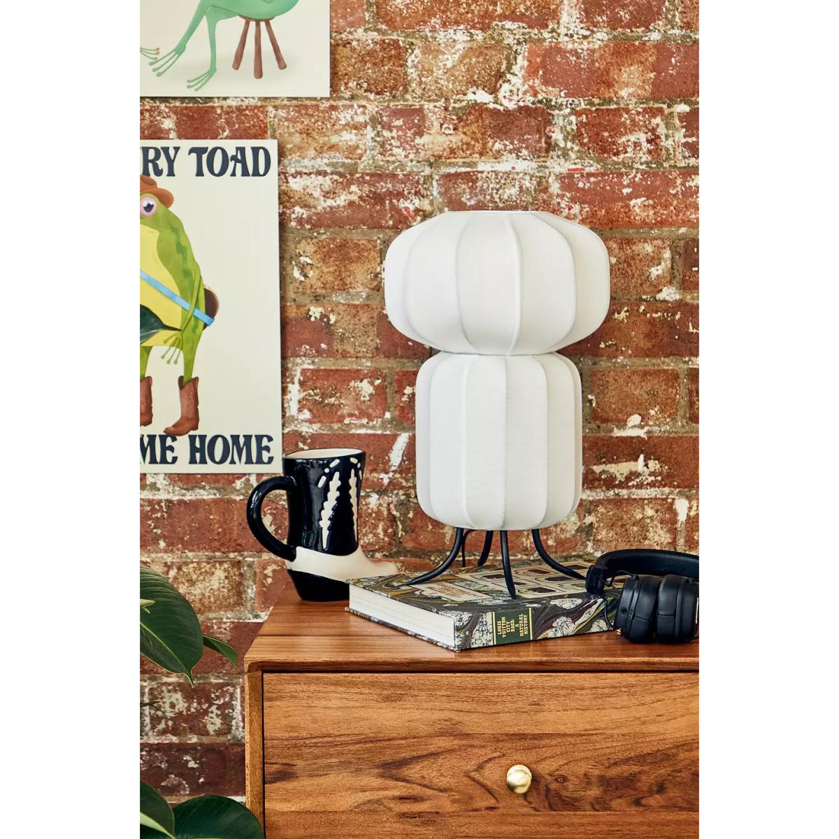Caden Table Lamp - White ALL at Urban Outfitters – image 3