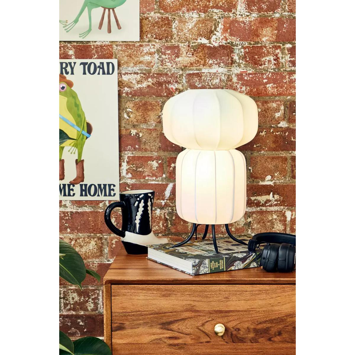 Caden Table Lamp - White ALL at Urban Outfitters – image 4