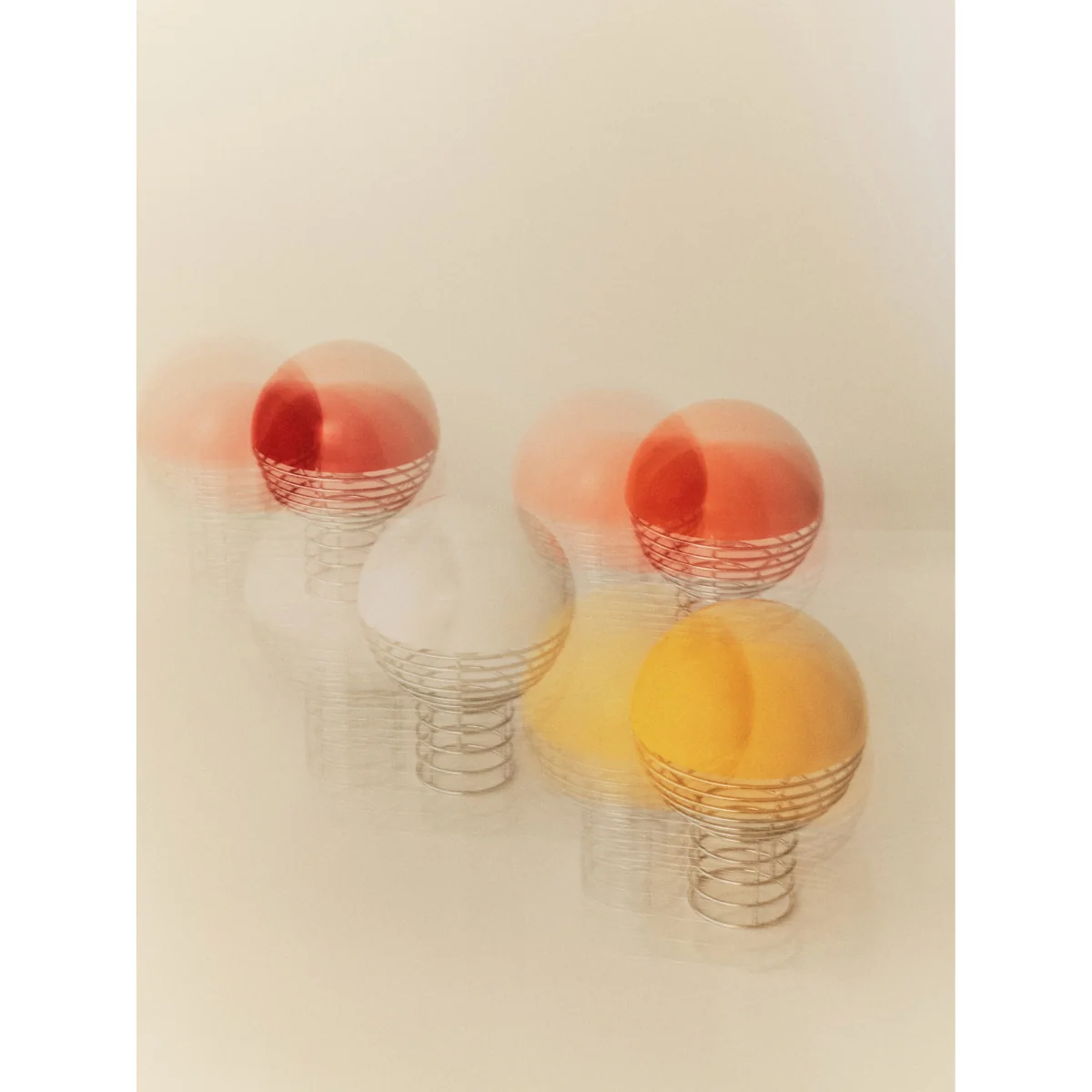 Small Dimmable Portable LED Table Lamp Wire, Design Verner Panton – image 5