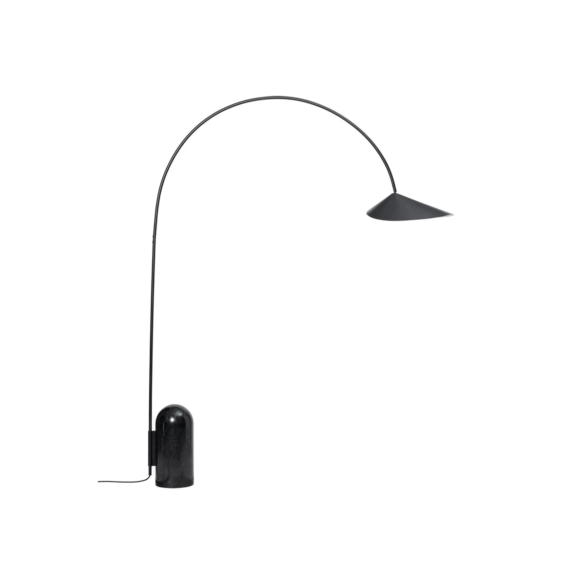 Adjustable Arc Lamp Arum with Marble Base – image 1