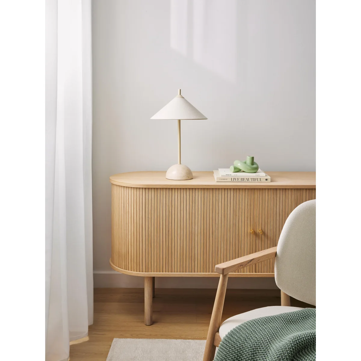 Table lamp Vica with marble base – image 7